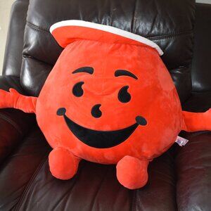 RARE Kool-Aid Man Jumbo Plush Toy 25” Inch Stuffed Animal Toy Big Large Figure